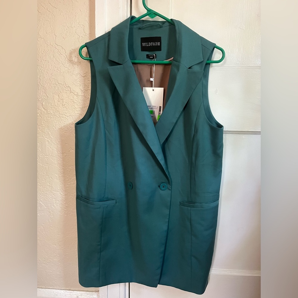 Wildfang Empower Double Breasted Vest